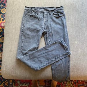 Levi Skinny Jeans - Gray 33x36